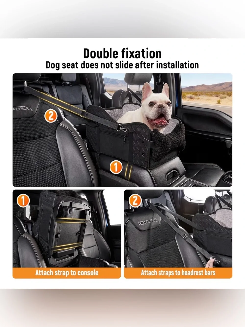 TKYZ Center Console Dog Car Seat For Small Dogs